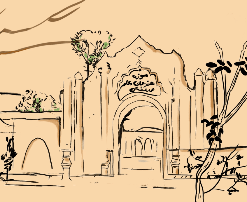 A 2d animation for Kerman Contemporary Art Museum